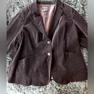 Black velvet blazer - Lane Bryant size 20